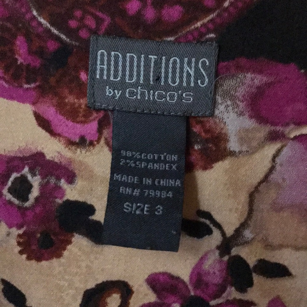 Additions by Chico jacket size 3